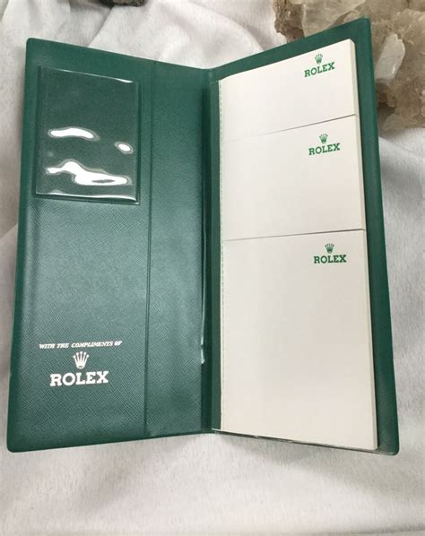 vintage rolex notepad